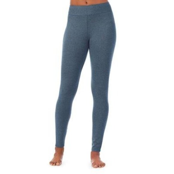 Cuddl Duds‎ Ultra Cozy Leggings Womens Navy Celestial Size Medium - Picture 1 of 4